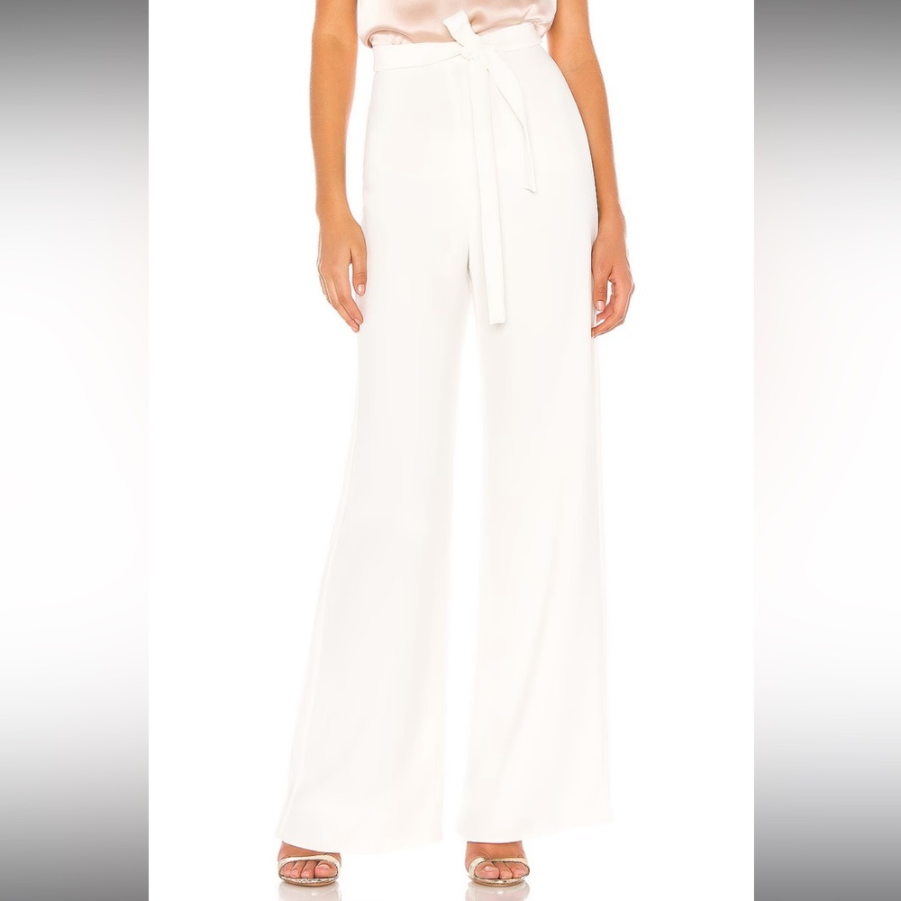 NWOT Amanda Uprichard Ariya Pant in Ivory - S